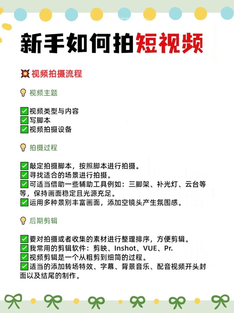 三、拍摄流程建议